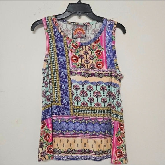 JOHNNY WAS FRANCO SWING TANK TOP SIZE MEDIUM - Picture 2 of 6